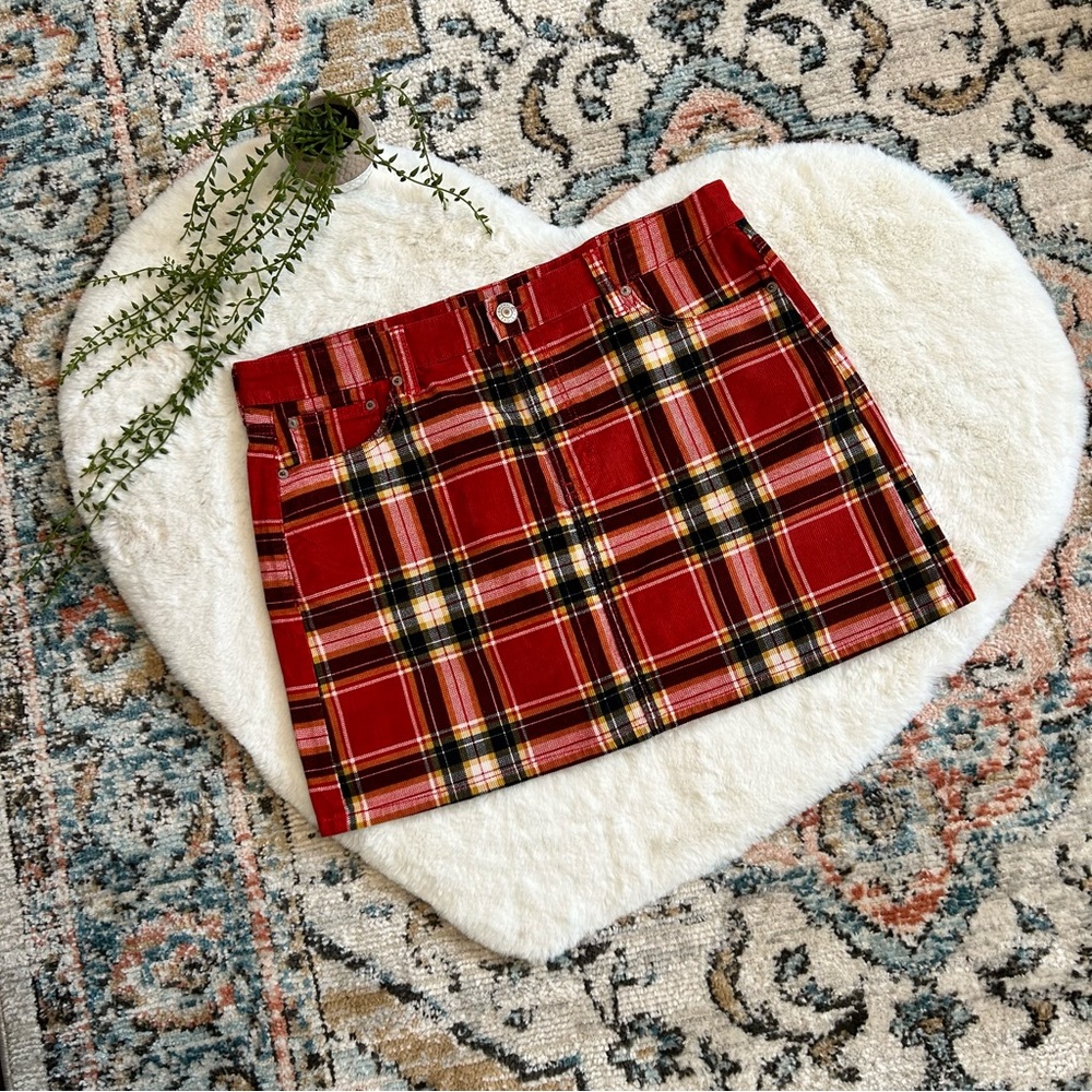 Tartan Plaid Mini Skirt